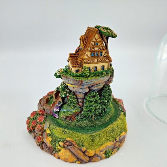 Cobblestone Bridge Cottage Figure Violet Schwenig hand painted Figurine 6584 - Picture 8 of 10